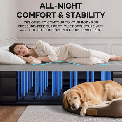 🛏️ Buy 1 Get 1 FREE - OlarHike Double Air Mattress