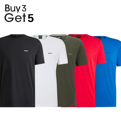 👕 Buy 3 Get 5 for £37,90 - H Boss Premium T-Shirt Set